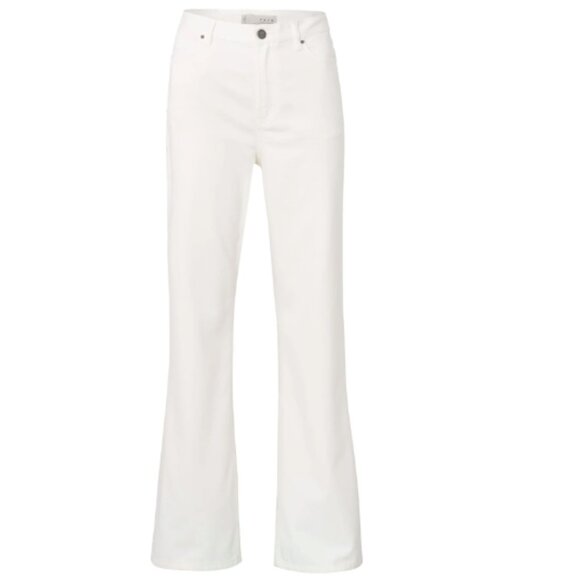 Yaya Denim Studio White Wide leg jeans Size 34 (europe) / US 27/ XS - Picture 1 of 11